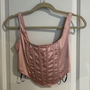 Misguided crop corset tank